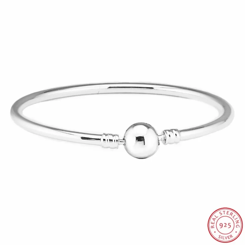 Authentic 925 Sterling Silver Elegant & Stunning MOMENTS Charm Bangles Bracelets for Women Jewelry with Engraved Clasp FLB007
Authentic 925 Sterling Silver Elegant & Stunning MOMENTS Charm Bangles Bracelets for Women Jewelry with Engraved Clasp FLB007