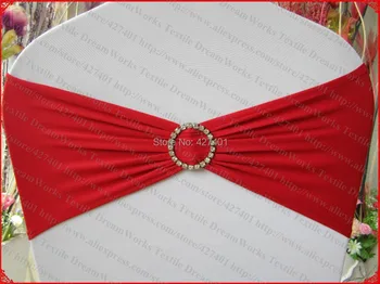 Cherry Red Single Layer Spandex/Lycra/Expand BandS/Chair Covers With Round Diamond Buckle For Wedding Party Banquet Decoration
Cherry Red Single Layer Spandex/Lycra/Expand BandS/Chair Covers With Round Diamond Buckle For Wedding Party Banquet Decoration