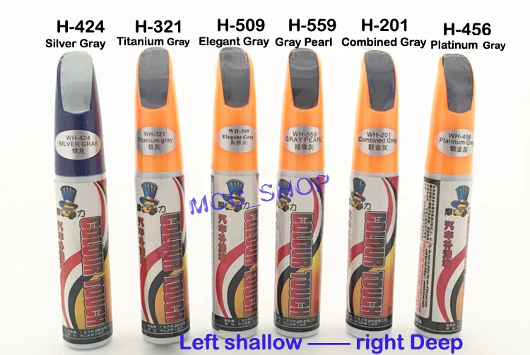 color Gray Series Pro Mending Car Remover Scratch Repair Paint Pen Clear tool tip with brush for all the car ( gray pearl)
color Gray Series Pro Mending Car Remover Scratch Repair Paint Pen Clear tool tip with brush for all the car ( gray pearl)