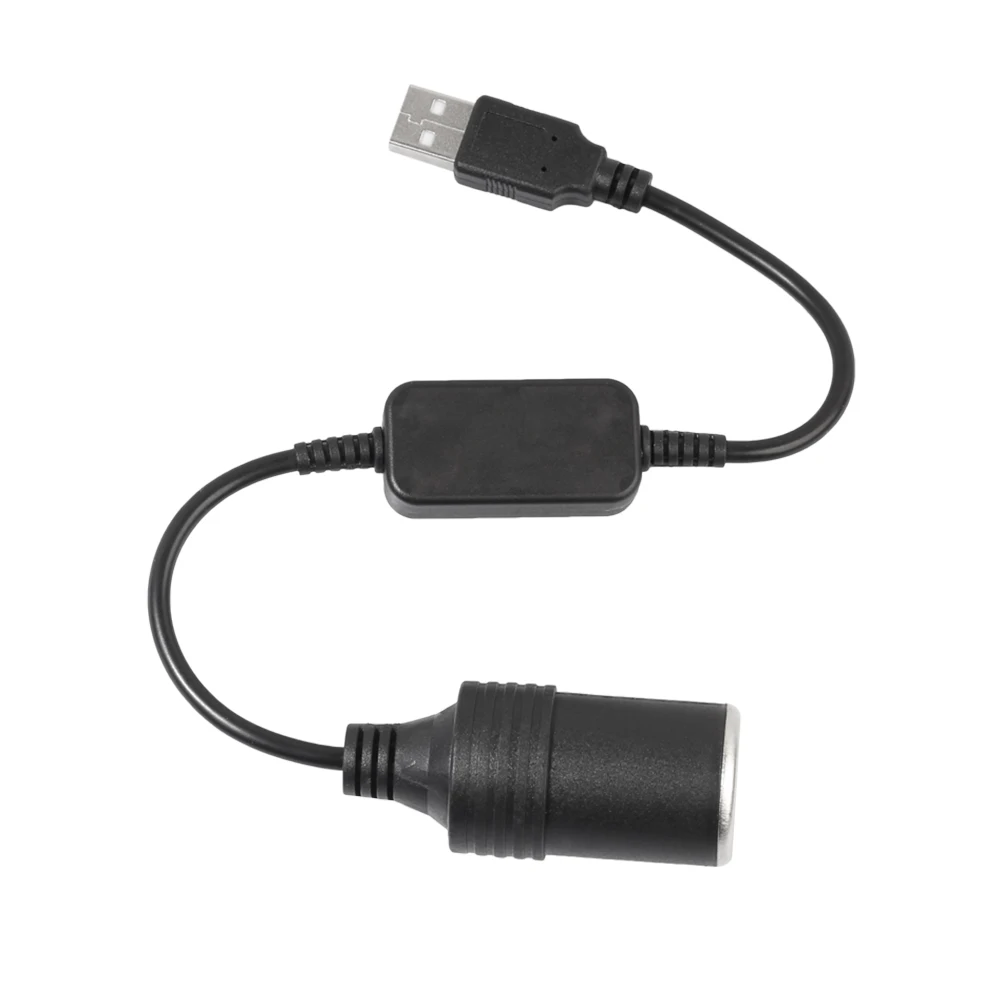 USB to 12V Car Cigarette Lighter Socket Converter for Car Parking Monitoring Driving Recorder USB Port Power Converter
USB to 12V Car Cigarette Lighter Socket Converter for Car Parking Monitoring Driving Recorder USB Port Power Converter