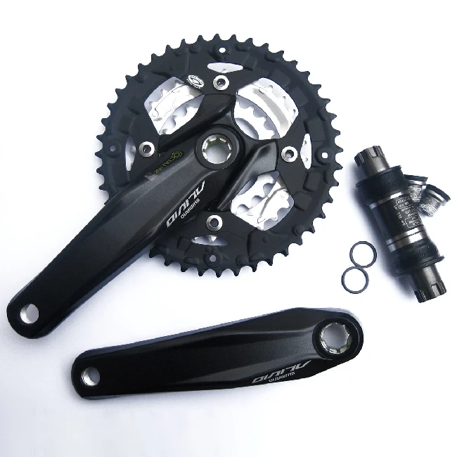 SHIMANO Alivio FC M430 3x9S 27S MTB Ctalink Spline Crankset + ES25 68x118mm Bottom Bracket
SHIMANO Alivio FC M430 3x9S 27S MTB Ctalink Spline Crankset + ES25 68x118mm Bottom Bracket