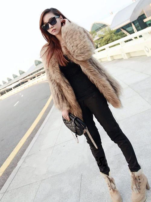 Fashion New Sexy Women Winter Real Natural Raccoon fur Knit Long Jacket Coat YH66
Fashion New Sexy Women Winter Real Natural Raccoon fur Knit Long Jacket Coat YH66