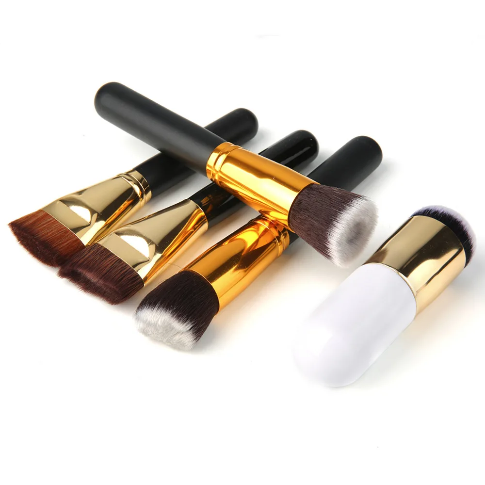 163 Flat Contour Brush Large Face Blend Makeup Brush Oblique Brush Set Hot Selling