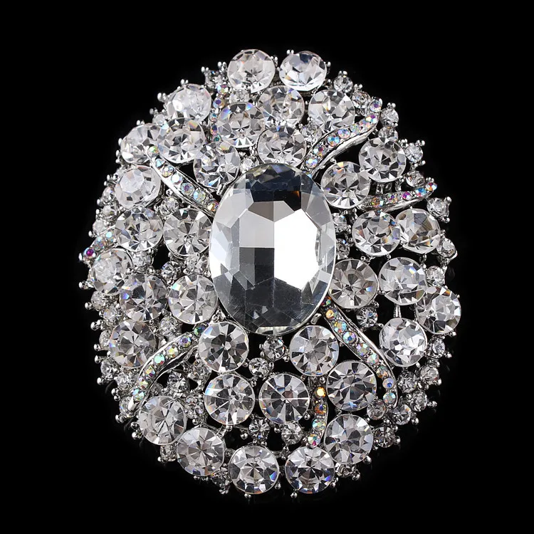 Fashion Loved Clothes Sweater Accessories Delicate Crystal vintage Silver Color flower Shape Brooch pins broches mujer
Fashion Loved Clothes Sweater Accessories Delicate Crystal vintage Silver Color flower Shape Brooch pins broches mujer