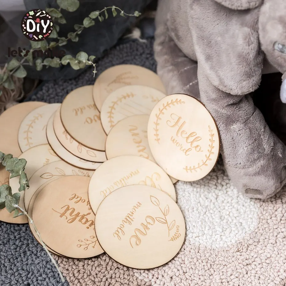 Let'S Make 12Pc 3.9In Infant Milestone Wood Commemorative Chip For Baby Growth Newborn Announcement Souvenir Monthly Crib Decor
Let'S Make 12Pc 3.9In Infant Milestone Wood Commemorative Chip For Baby Growth Newborn Announcement Souvenir Monthly Crib Decor
