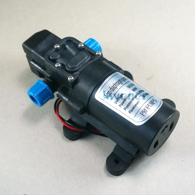 Image DC 24V 60W Micro Diaphragm Water Pump Self priming Booster Pump Automatic Switch 300L H Y6