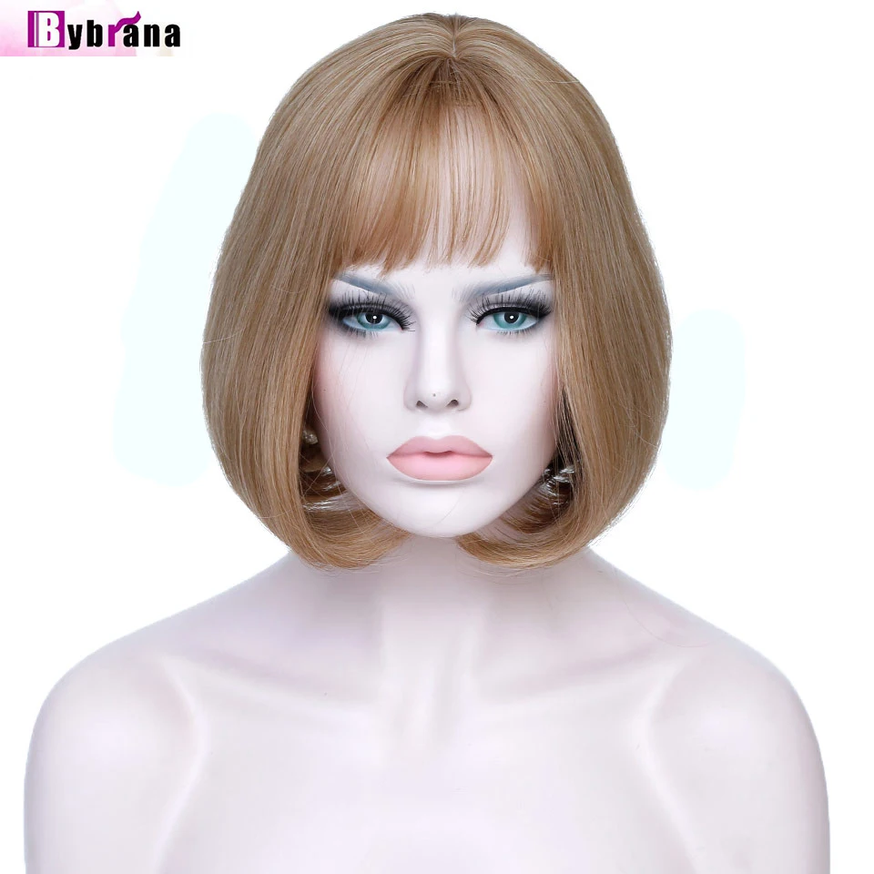 Bybrana Short Blonde Bob Hair Wig Women Heat Resistant Blonde Synthetic Wigs For Black White Women Natural Fake Hair Pieces
Bybrana Short Blonde Bob Hair Wig Women Heat Resistant Blonde Synthetic Wigs For Black White Women Natural Fake Hair Pieces