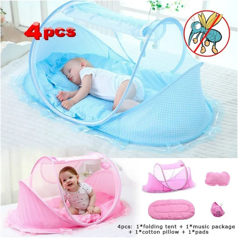 0-3 Years Baby Bedding Crib Folding Tent Pillow Mattress And Music Pack 4 Pcs Toddler Bedroom Travel Bed Kids Baby Bed Outdoor
0-3 Years Baby Bedding Crib Folding Tent Pillow Mattress And Music Pack 4 Pcs Toddler Bedroom Travel Bed Kids Baby Bed Outdoor