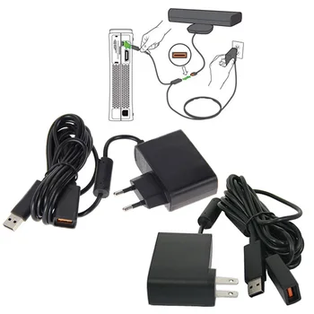 For XBOX360 Kinect Adapter EU USB AC Adapter Power Supply Cable Adapter for XBOX Microsoft 360 Kinect Motion Sensor
For XBOX360 Kinect Adapter EU USB AC Adapter Power Supply Cable Adapter for XBOX Microsoft 360 Kinect Motion Sensor