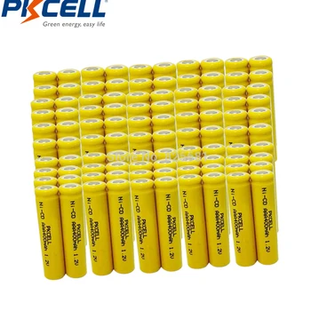 100Pcs PKCELL Flat Top NICD AAA Batteries Nicd 400mah 3A 1.2V Rechargeable Battery For Camera Toys
100Pcs PKCELL Flat Top NICD AAA Batteries Nicd 400mah 3A 1.2V Rechargeable Battery For Camera Toys