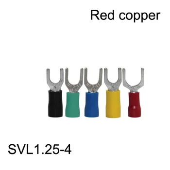 red copper 1000 PCS SVL1.25-4 Cold Pressed Terminal Connector Suitable for 22AWG - 16AWG Cable lug
red copper 1000 PCS SVL1.25-4 Cold Pressed Terminal Connector Suitable for 22AWG - 16AWG Cable lug