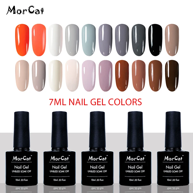 MorCat Gel Nail Polish Nude Gel Winter UV Gel Deep Grey Varnish Nail Art UV Varnish Soak Off Lacquer Nail Gel Polish 10ml
MorCat Gel Nail Polish Nude Gel Winter UV Gel Deep Grey Varnish Nail Art UV Varnish Soak Off Lacquer Nail Gel Polish 10ml