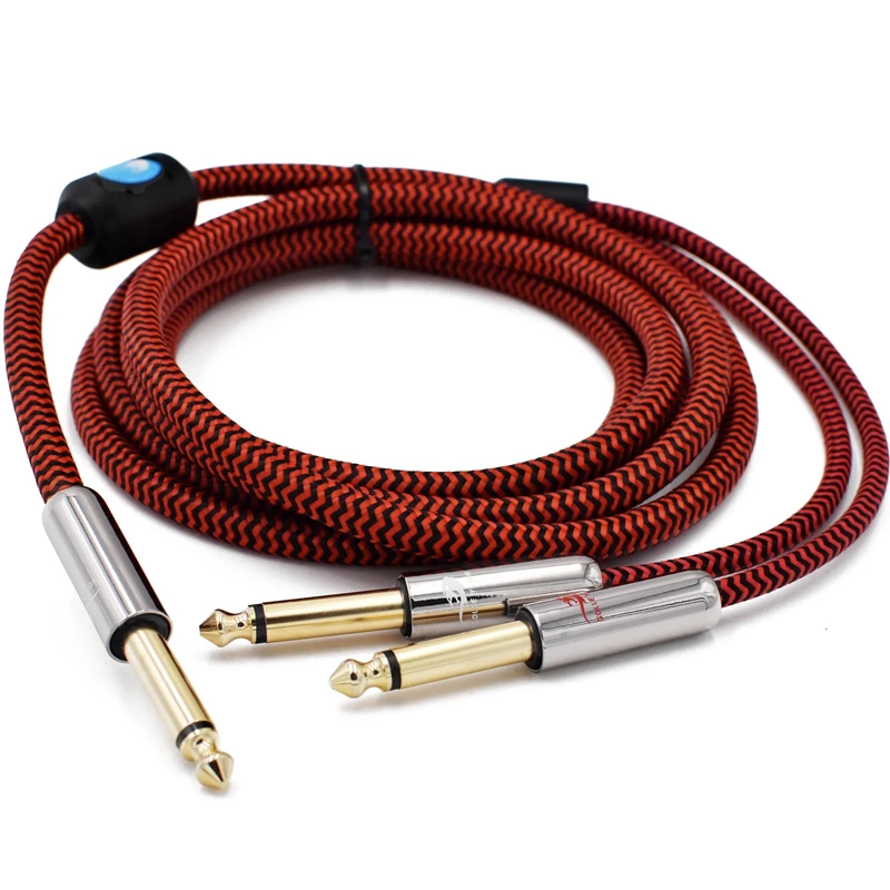 Hifi 1/4 Inch Splitter Audio Cable MONO 6.35mm to Dual 6.35mm TS Jack Mixing Console Amplifier Guitar Cable 1M 2M 3M 5M 8M
Hifi 1/4 Inch Splitter Audio Cable MONO 6.35mm to Dual 6.35mm TS Jack Mixing Console Amplifier Guitar Cable 1M 2M 3M 5M 8M