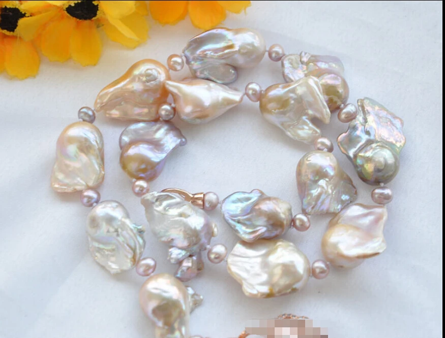 FREE SHIPPING ******HUGE 23" 34mm PINK LAVENDER BAROQUE KESHI REBORN PEARL NECKLACE
FREE SHIPPING ******HUGE 23" 34mm PINK LAVENDER BAROQUE KESHI REBORN PEARL NECKLACE