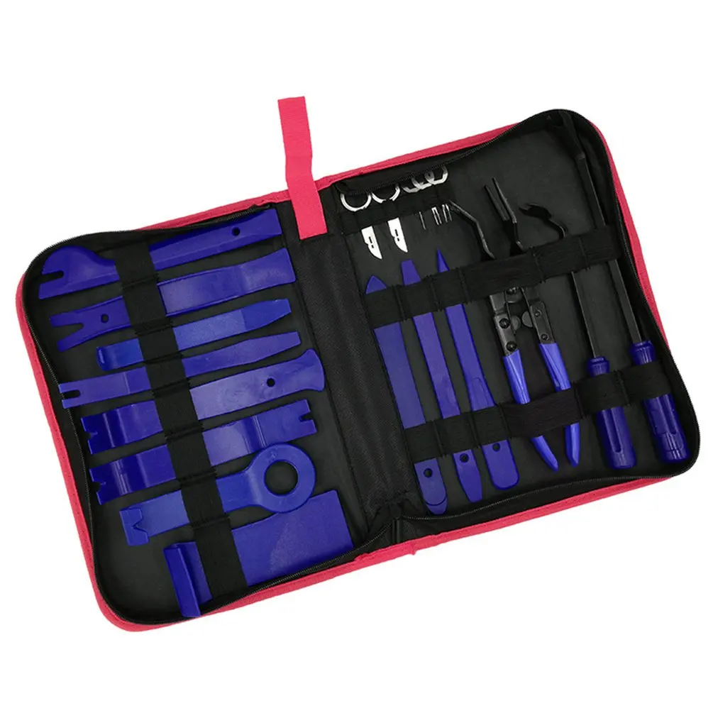19PCS/SET Professional Car Disassembly Tools DVD Stereo Refit Kits Interior Trim Panel Dashboard Removal Repair Tools
19PCS/SET Professional Car Disassembly Tools DVD Stereo Refit Kits Interior Trim Panel Dashboard Removal Repair Tools