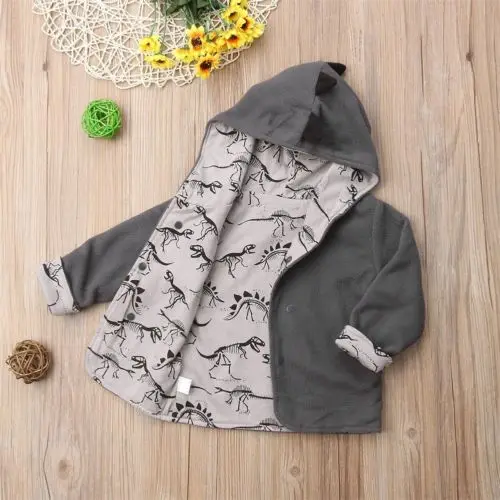 New Infant Toddler Baby Boy Clothes Front Open Jacket Coat Tops Autumn Winter Warm Dinosaur Gray Cartoon Wool wear 12M-4T
New Infant Toddler Baby Boy Clothes Front Open Jacket Coat Tops Autumn Winter Warm Dinosaur Gray Cartoon Wool wear 12M-4T