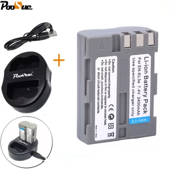 1PCS EN-EL3e Camera Battery 2400mAh EN EL3E ENEL3e bateria+Dual Charger for Nikon Camera DSLR D50 D70 D80 D90 D100 D200 D300
1PCS EN-EL3e Camera Battery 2400mAh EN EL3E ENEL3e bateria+Dual Charger for Nikon Camera DSLR D50 D70 D80 D90 D100 D200 D300