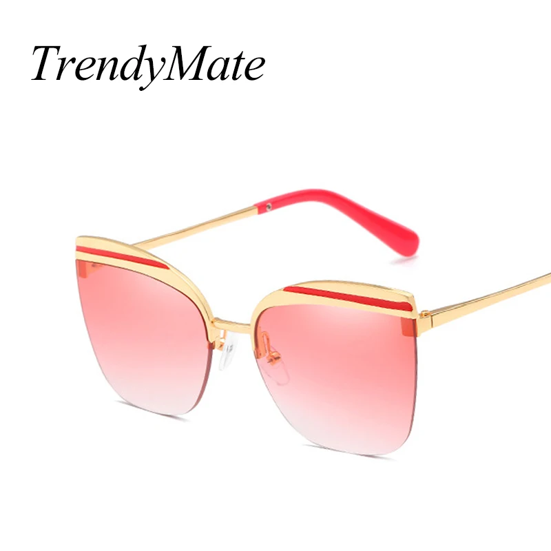 Солнцезащитные очки TrendyMate женские, в полуоправе, металлические, розовые очки, 1517T
Солнцезащитные очки TrendyMate женские, в полуоправе, металлические, розовые очки, 1517T