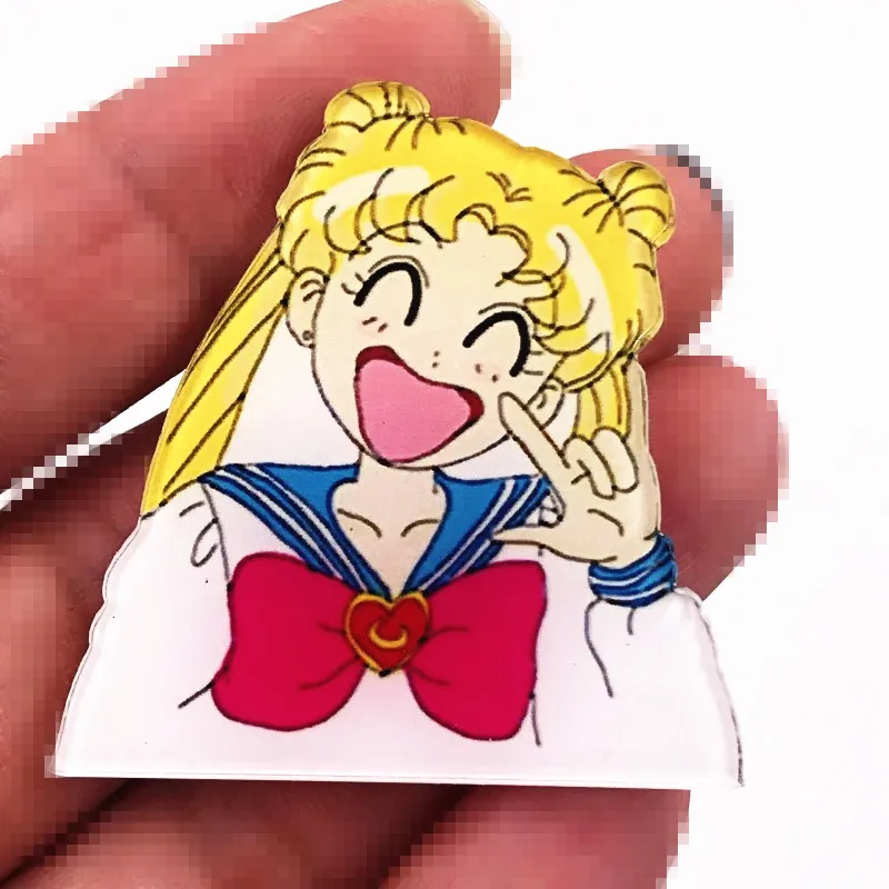 1PCS High Quality Anime Icon Sailor Moon Acrylic Badge Fashion Brooch Children Birthday Gifts Decoration On Clothes Backpack
1PCS High Quality Anime Icon Sailor Moon Acrylic Badge Fashion Brooch Children Birthday Gifts Decoration On Clothes Backpack
