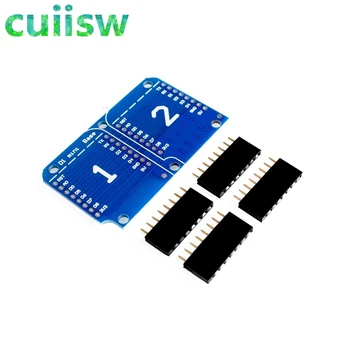 For Wemos D1 Mini Double Socket Dual Base Shield D1 Mini NodeMCU ESP8266 Development Base Board 3.3V With Pins
For Wemos D1 Mini Double Socket Dual Base Shield D1 Mini NodeMCU ESP8266 Development Base Board 3.3V With Pins