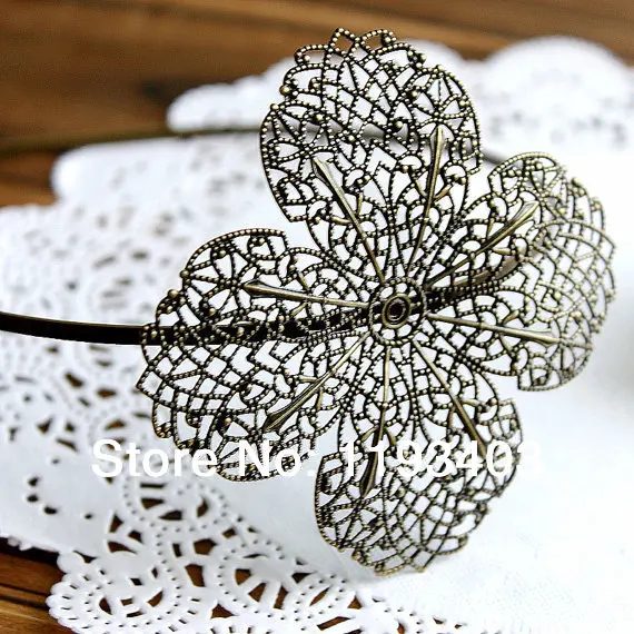10PCS Adjustable Antique Bronze Filigree 85 x 85 mm Floral HeadBand Setting hairband accessories NICKEL FREE-(HBSB-3)
10PCS Adjustable Antique Bronze Filigree 85 x 85 mm Floral HeadBand Setting hairband accessories NICKEL FREE-(HBSB-3)