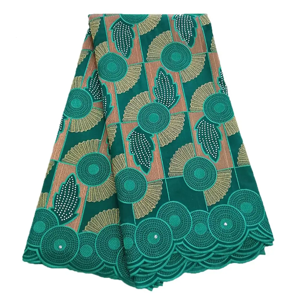 Teal Green Cotton Lace Fabric with Stones Nigerian Lace Fabric 2019 High Quality Lace Embroidered Fabric for Aso Ebi Wedding
Teal Green Cotton Lace Fabric with Stones Nigerian Lace Fabric 2019 High Quality Lace Embroidered Fabric for Aso Ebi Wedding