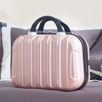 Fashion Travel Storage Zipper Portable Organizer Container Storage Box 14 inch travel bag ABS scratch-resistant cosmetic ba 
Fashion Travel Storage Zipper Portable Organizer Container Storage Box 14 inch travel bag ABS scratch-resistant cosmetic ba