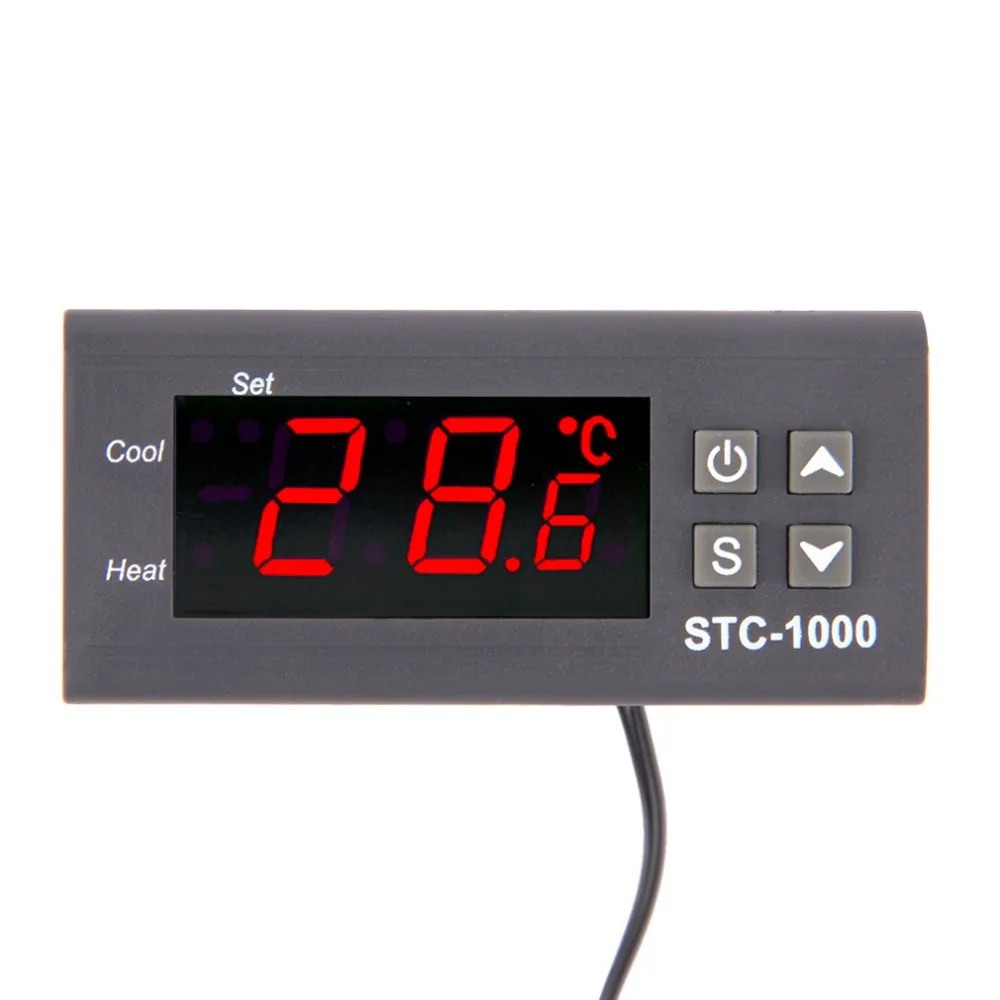 Two Relay Output LED Digital Temperature Controller Thermostat Incubator 110-220V 10A NTC Sensor Aquarium Heater Thermoregulator
Two Relay Output LED Digital Temperature Controller Thermostat Incubator 110-220V 10A NTC Sensor Aquarium Heater Thermoregulator