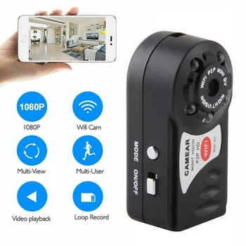 Wireless WIFI P2P Mini Remote Surveillance Camera Home Security IP Camera Built-in Mic CCTV Network Wifi Night Vision Camera
Wireless WIFI P2P Mini Remote Surveillance Camera Home Security IP Camera Built-in Mic CCTV Network Wifi Night Vision Camera