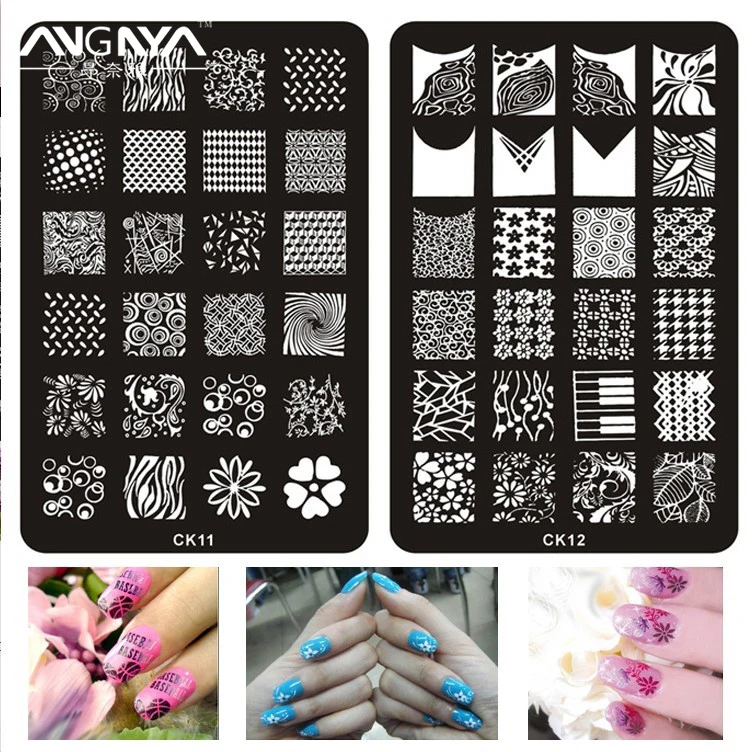 ANGNYA 1Pcs Nail Stamping Plates Nail Printing Stamping Template 9*14.5cm Flower Pattern Nail Art Stencils for Manicure Print
ANGNYA 1Pcs Nail Stamping Plates Nail Printing Stamping Template 9*14.5cm Flower Pattern Nail Art Stencils for Manicure Print