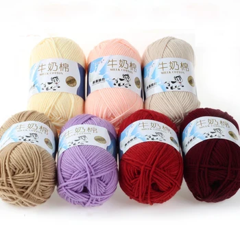 Smooth Milk Fiber Knitting Wool Dyed Knitting Yarns Hand Knitted Yarn Soft Warm Baby Yarn Hand Knitting Supplies
Smooth Milk Fiber Knitting Wool Dyed Knitting Yarns Hand Knitted Yarn Soft Warm Baby Yarn Hand Knitting Supplies