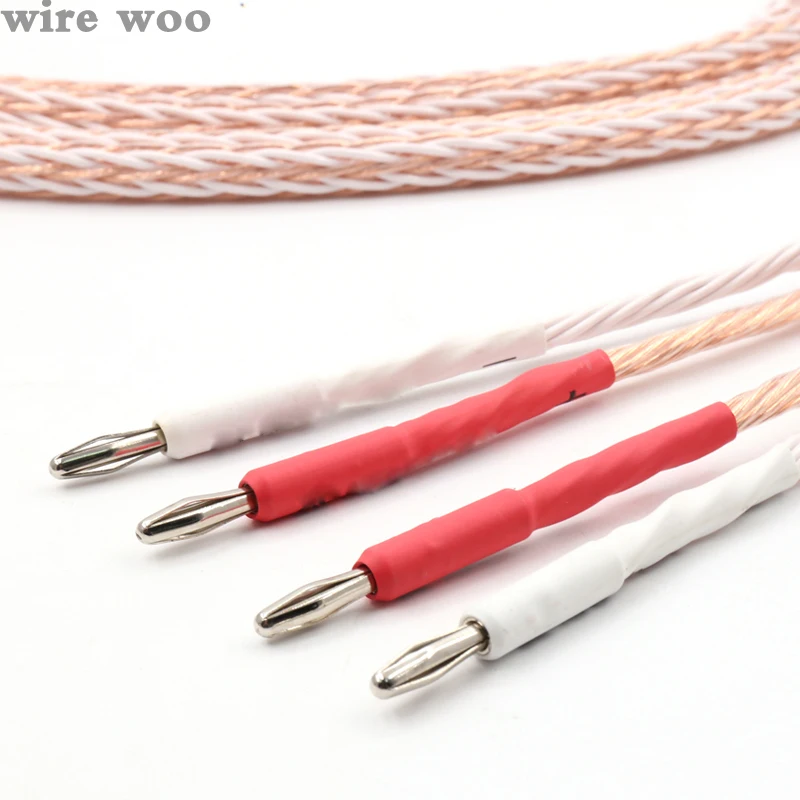 Pair 8TC Speaker Cable ,loudspeaker wire,5N OCC Copper speaker cord , hifi audio video cable
Pair 8TC Speaker Cable ,loudspeaker wire,5N OCC Copper speaker cord , hifi audio video cable
