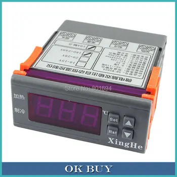 AC 220V Constant Cooling Heating Dual Output LED Digital Temperature Controller -50~110 Degree Celsius Automatic Thermostat
AC 220V Constant Cooling Heating Dual Output LED Digital Temperature Controller -50~110 Degree Celsius Automatic Thermostat