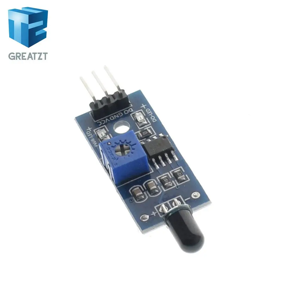 IR Infrared 3 Wire Flame Detection Sensor Module IR Flame Sensor Module Detector Smartsense For Arduino
IR Infrared 3 Wire Flame Detection Sensor Module IR Flame Sensor Module Detector Smartsense For Arduino