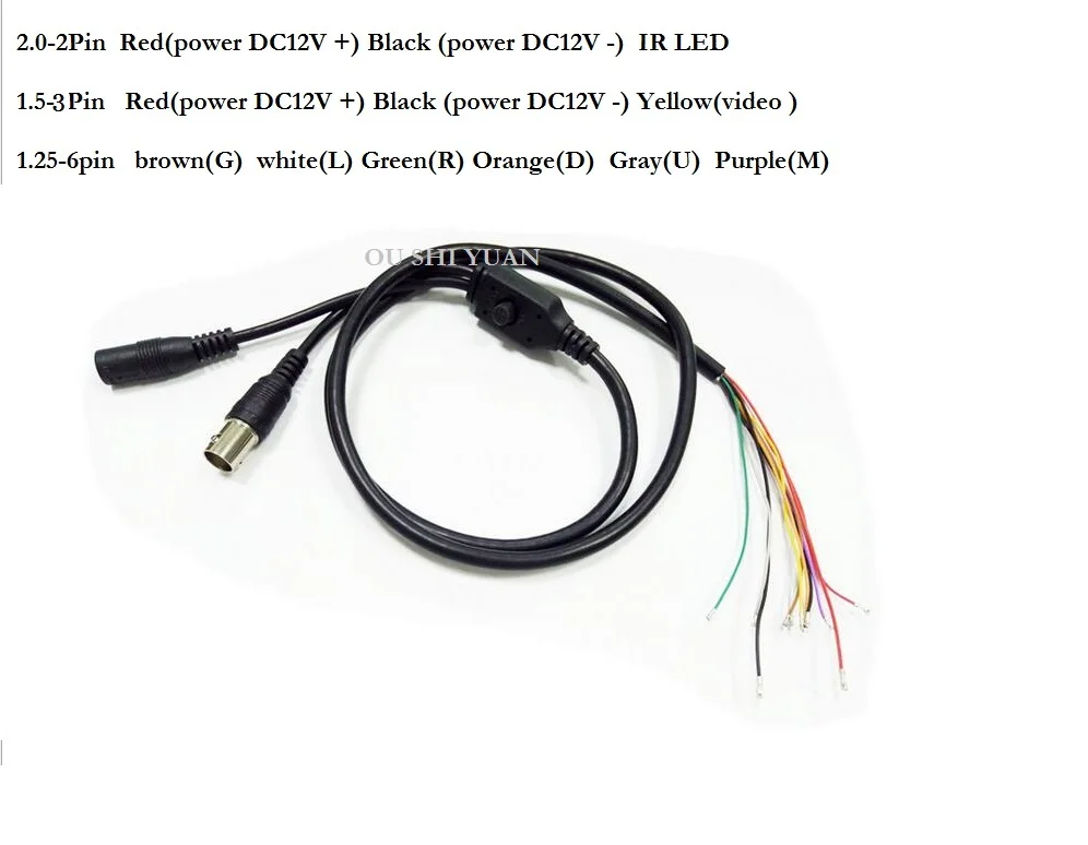 CCTV Camera Video Cable 11 Pin Female BNC With OSD Menu Button For CCTV AHD / CVI / TVI /CVBS Camera
CCTV Camera Video Cable 11 Pin Female BNC With OSD Menu Button For CCTV AHD / CVI / TVI /CVBS Camera
