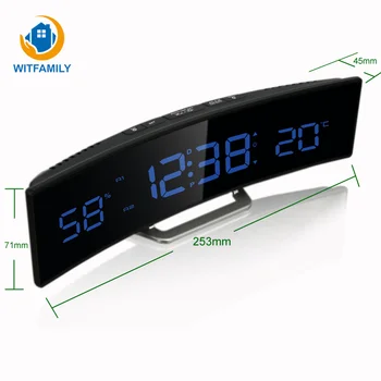 Temperature humidity display alarm clock bright adjustment 12/24 hour setting snooze nixie digital clock of home office decorate
Temperature humidity display alarm clock bright adjustment 12/24 hour setting snooze nixie digital clock of home office decorate