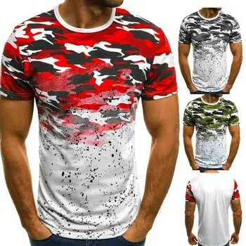 Hirigin Men's Gym Summer Slim Fit Casual Short Sleeve Muscle Tee Tops Blouse Camouflage
Hirigin Men's Gym Summer Slim Fit Casual Short Sleeve Muscle Tee Tops Blouse Camouflage