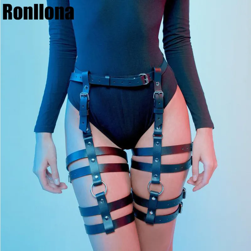 Sexy Hot Erotic Harness Belts Bondage Lingerie Suspender Belt Gothic Punk Style Pu Leather Harness Leg Garters Body Harness Cage
Sexy Hot Erotic Harness Belts Bondage Lingerie Suspender Belt Gothic Punk Style Pu Leather Harness Leg Garters Body Harness Cage