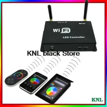 DC12-24V Led WiFi Controller operated by ios, android system smart cell phone with RF touch remote control, free shipping
DC12-24V Led WiFi Controller operated by ios, android system smart cell phone with RF touch remote control, free shipping