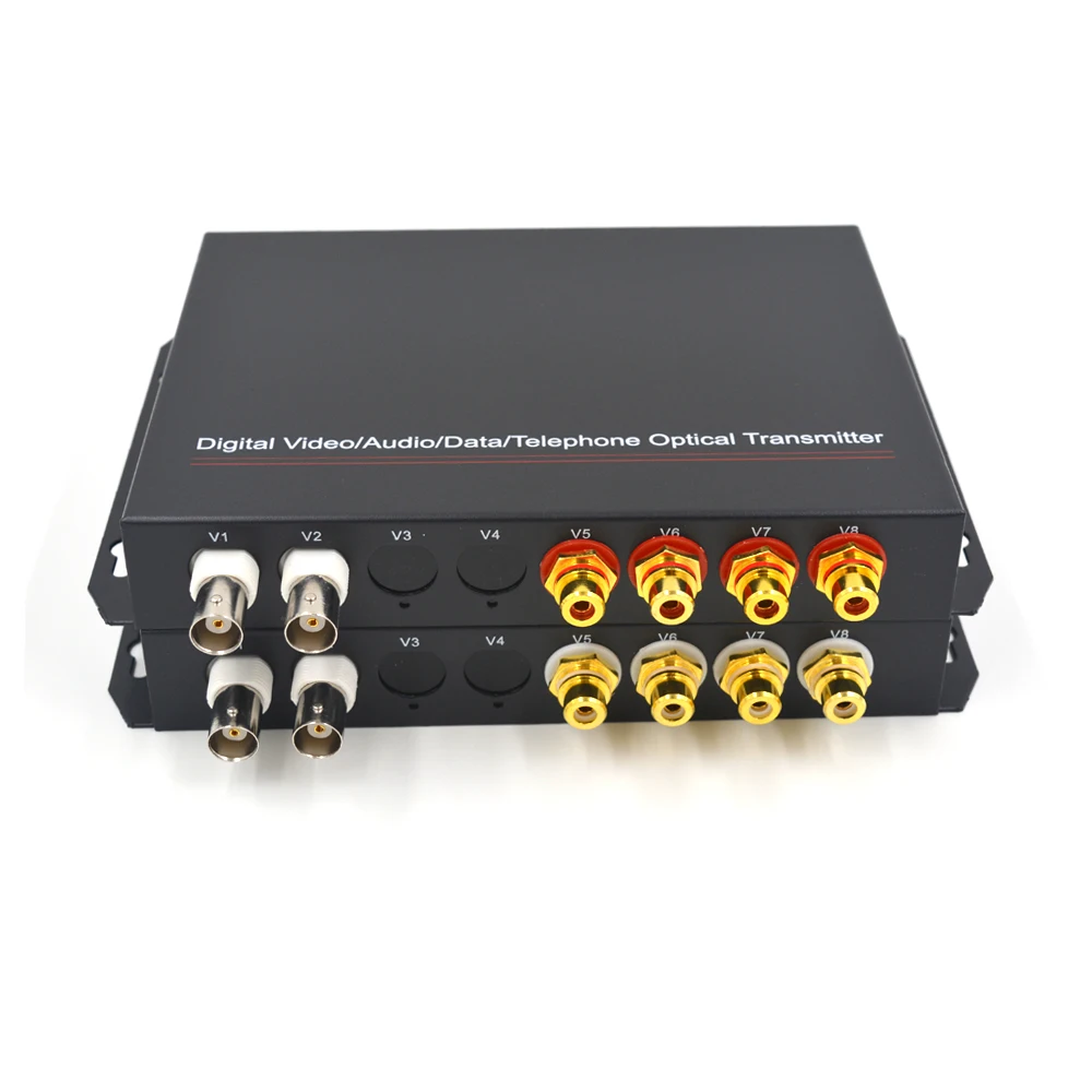 Multifuctional Video/Audio Fiber Optical Media Converters Transmitter Receiver for analog CCTV Security System
Multifuctional Video/Audio Fiber Optical Media Converters Transmitter Receiver for analog CCTV Security System