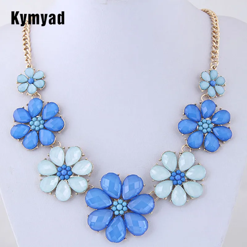 Kymyad Bohemian Vintage Choker Necklace Women Blue Flower Necklaces & Pendants Collier Femme Necklaces Gold Color Chain Colar
Kymyad Bohemian Vintage Choker Necklace Women Blue Flower Necklaces & Pendants Collier Femme Necklaces Gold Color Chain Colar