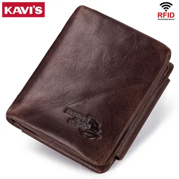 KAVIS Trifold Card Holder Genuine Leather Cowhide Men Wallet Male Coin Purse Small Portomonee PORTFOLIO Money Bag Fashion Pocket
KAVIS Trifold Card Holder Genuine Leather Cowhide Men Wallet Male Coin Purse Small Portomonee PORTFOLIO Money Bag Fashion Pocket