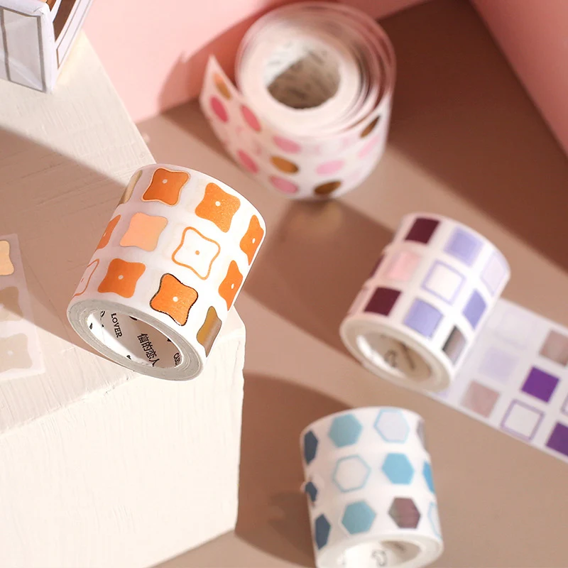 1PACK=6 DESIGNS Basic Element Grid And Dotted Theme Colorful Washi Tape Set 40m*5M
1PACK=6 DESIGNS Basic Element Grid And Dotted Theme Colorful Washi Tape Set 40m*5M