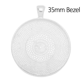 New Silver Plated 35mm Round Bezel Tray Blank Pendant Bases Settings Findings Wholesale, 20pcs/lot-C3614
New Silver Plated 35mm Round Bezel Tray Blank Pendant Bases Settings Findings Wholesale, 20pcs/lot-C3614