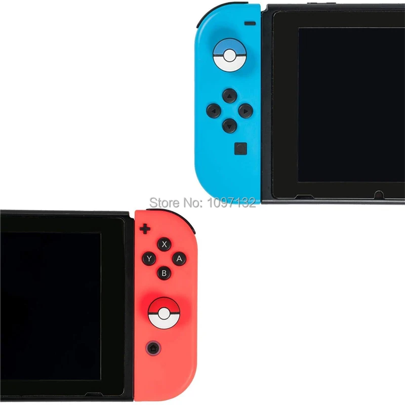 4pcs Pack Silicone Analog Thumb Stick Grips Caps for Nintendos Switch NS JoyCon Controller Game Accessories (2)