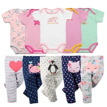 5set Fashion Baby Rompers Cartoon Cotton Pants for Boys Girls Infant Clothing Set Kids Homewear Set Children Overalls Outerwear
5set Fashion Baby Rompers Cartoon Cotton Pants for Boys Girls Infant Clothing Set Kids Homewear Set Children Overalls Outerwear
