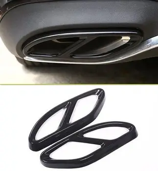 Gloss Black Exhaust Muffler Tip Frame Trim for Benz GLC GLE GLS C E W213 2017 2018
Gloss Black Exhaust Muffler Tip Frame Trim for Benz GLC GLE GLS C E W213 2017 2018