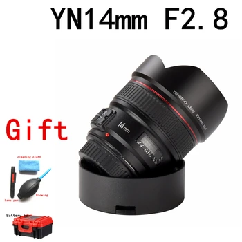 

Presell YONGNUO 14mm F2.8 Ultra-wide Angle Prime Lens YN14mm Auto Focus AF MF Metal Mount Lens for Canon 700D 80D 5D Mark III IV