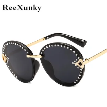 Fashion Rhinestone Sunglasses Women 2020 Classic Frame Vintage Gently Glasses Female Travel Essential Shades Men UV400 Eyewear
Fashion Rhinestone Sunglasses Women 2020 Classic Frame Vintage Gently Glasses Female Travel Essential Shades Men UV400 Eyewear