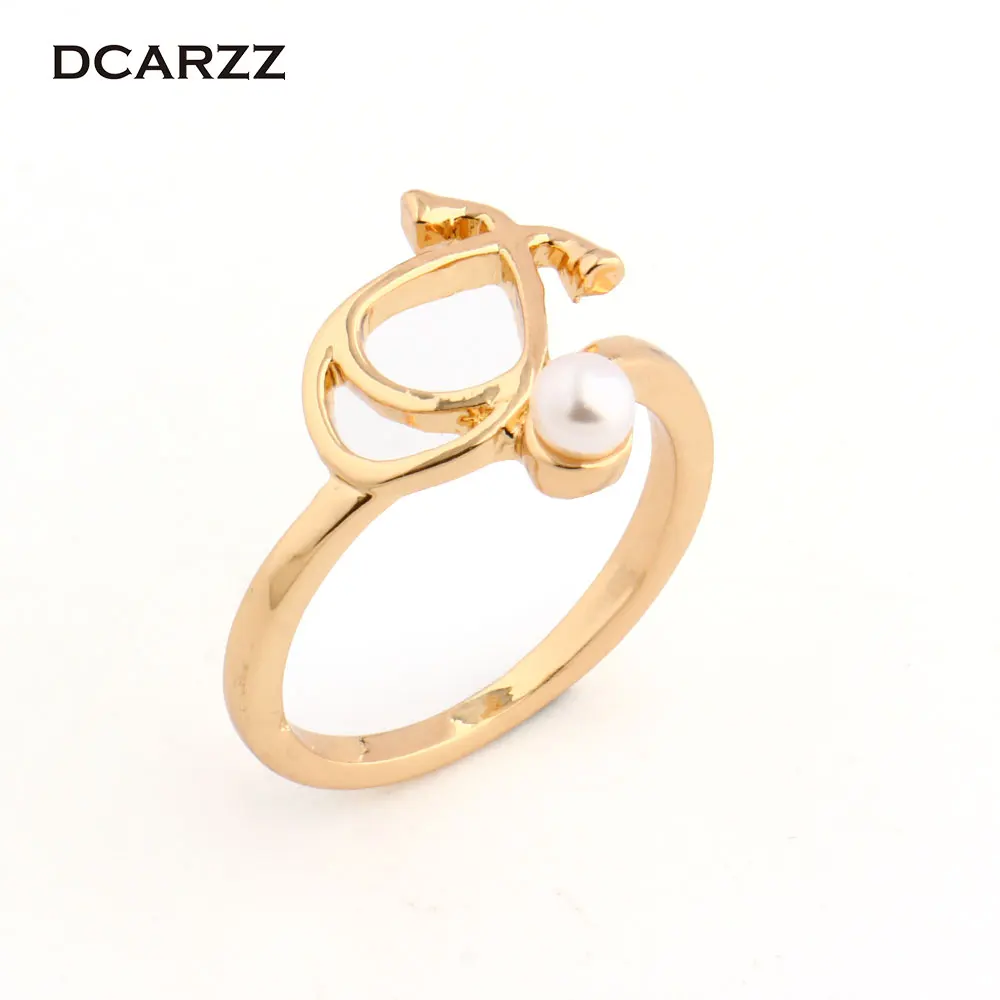 Gold/Silver Colors Stethoscope Pearl Ring Medical Jewelry Biology Jewellry Gift for Doctor/Nurse/Graduation Student
Gold/Silver Colors Stethoscope Pearl Ring Medical Jewelry Biology Jewellry Gift for Doctor/Nurse/Graduation Student